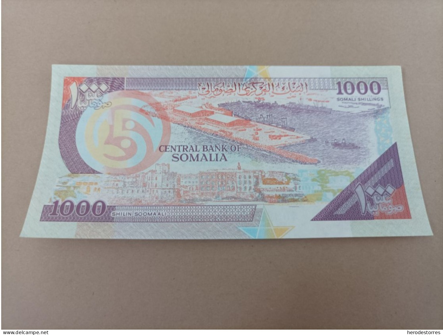 Billete De Somalia De 1000 Shilin, Serie A, Año 1990, UNC - Somalie