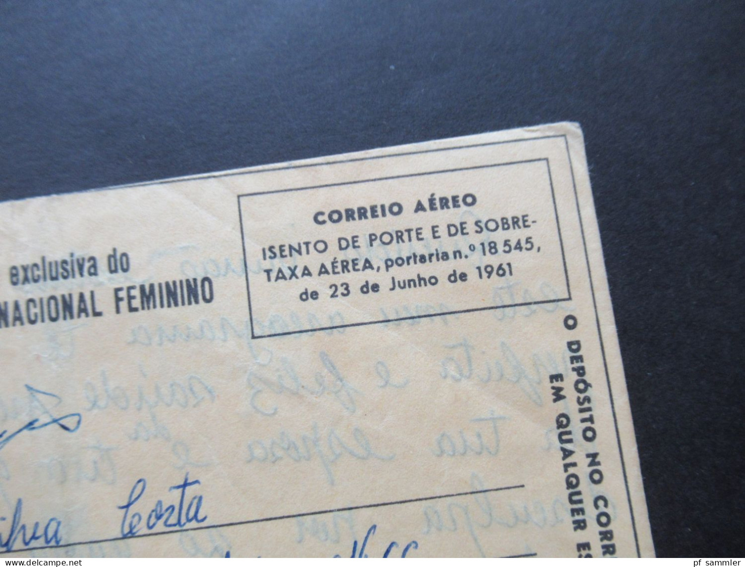 Portugal 1967 Edicao Exclusiva Do Movimento Nacional Feminino / Aero Grama TAP Aos Soldaddos De Portugal / Correio Aero - Cartas & Documentos