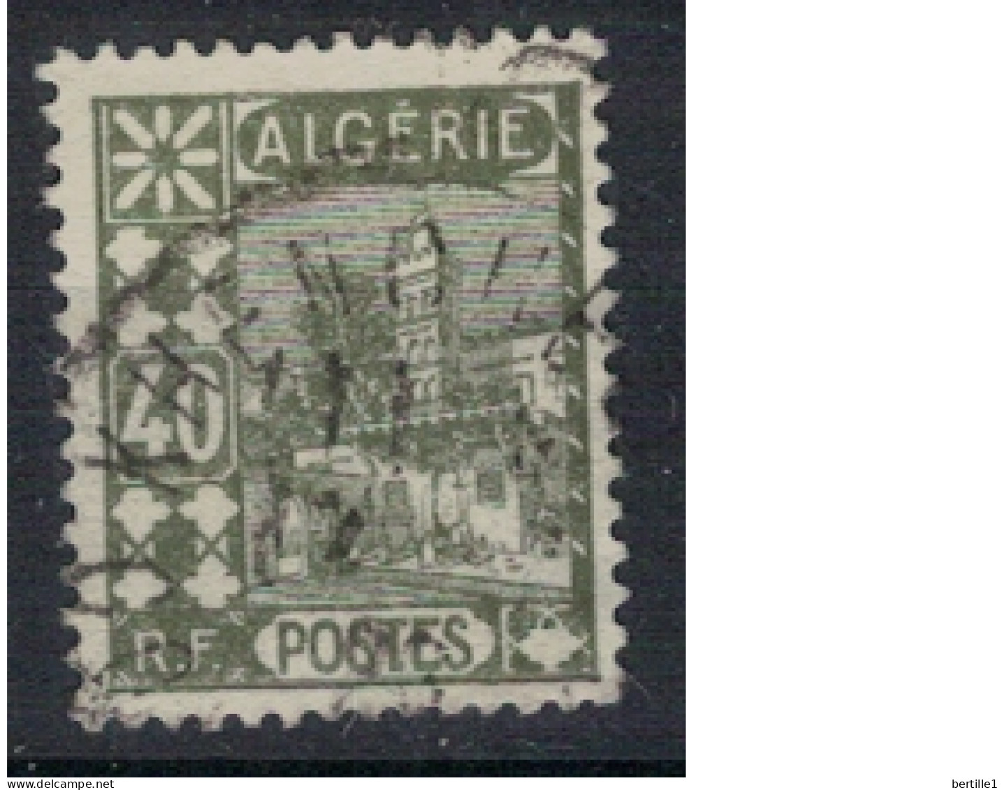 ALGERIE         N°  YVERT  N° 45  (2) OBLITERE   ( OB 8/08  ) - Oblitérés