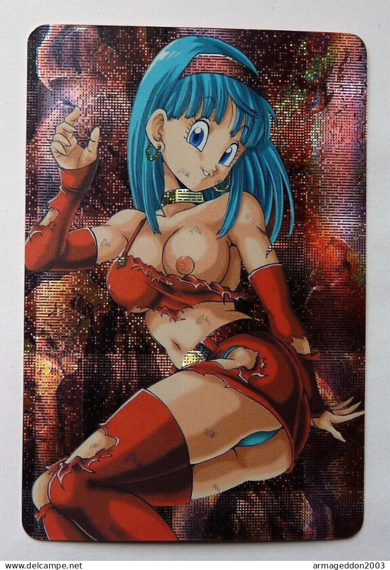 CARTE Fancard Custom PRIMS SEXY GIRL MANGA DRAGON BALL MINT HOLO BULMA NEUVE - Dragonball Z