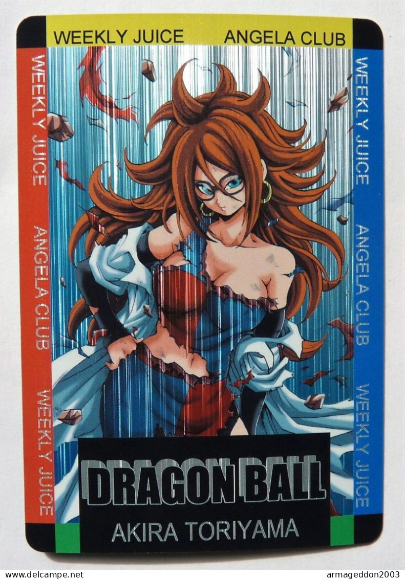 CARTE Fancard Custom PRIMS SEXY GIRL MANGA DRAGON BALL MINT HOLO Yuri Neuf - Dragonball Z