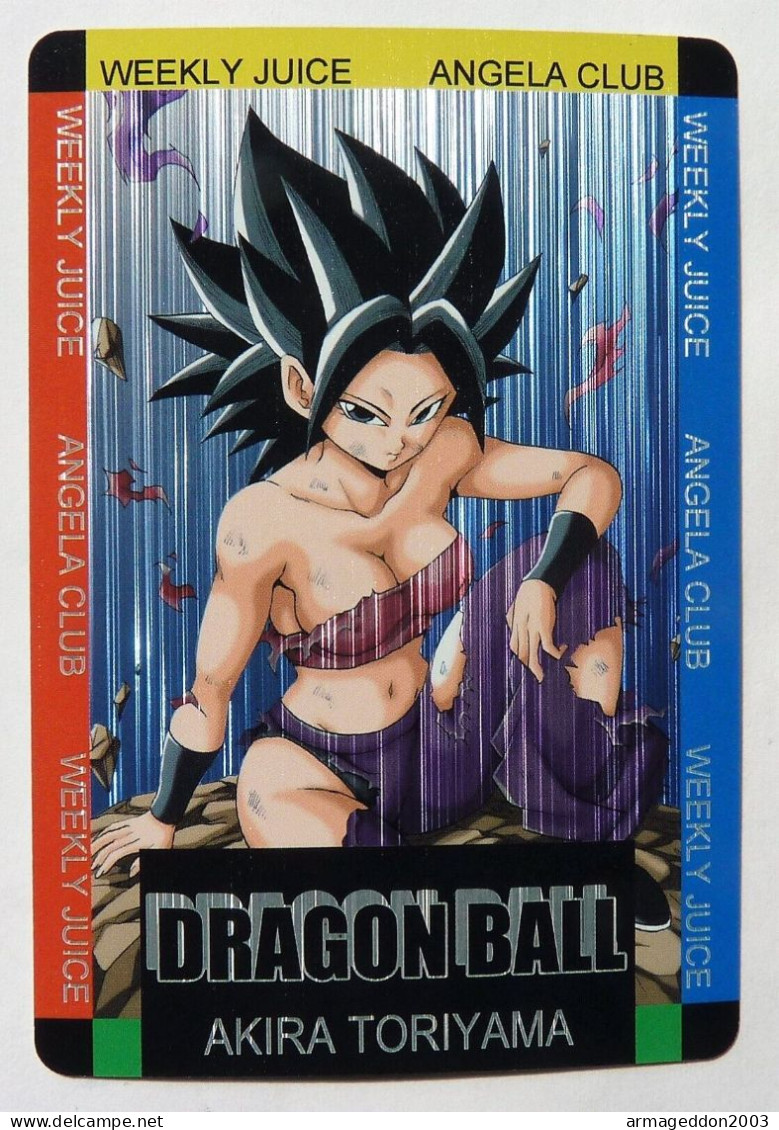 CARTE Fancard Custom PRIMS SEXY GIRL MANGA DRAGON BALL MINT HOLO Caulifla Neuve - Dragonball Z