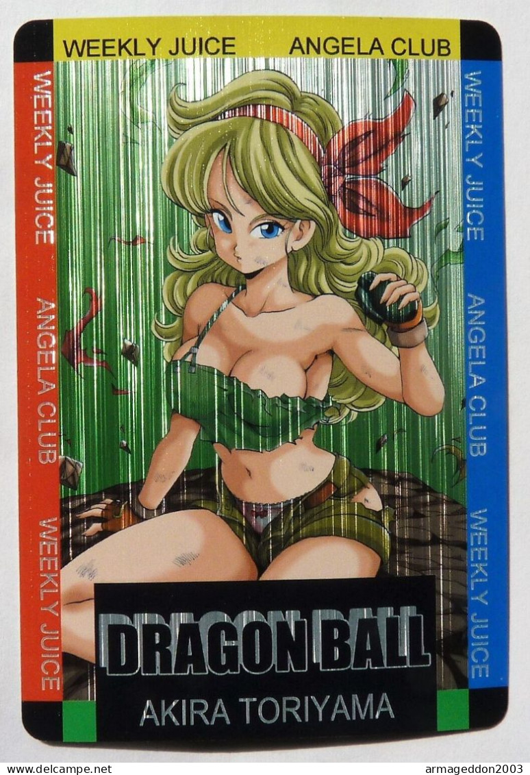 CARTE Fancard Custom PRIMS SEXY GIRL MANGA DRAGON BALL MINT HOLO Lunch NEUVE - Dragonball Z