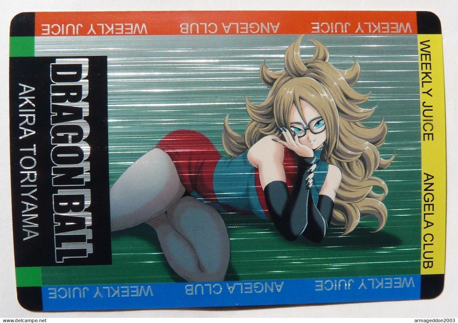 CARTE Fancard Custom PRIMS SEXY GIRL MANGA DRAGON BALL MINT HOLO Android 2 NEUVE - Dragonball Z