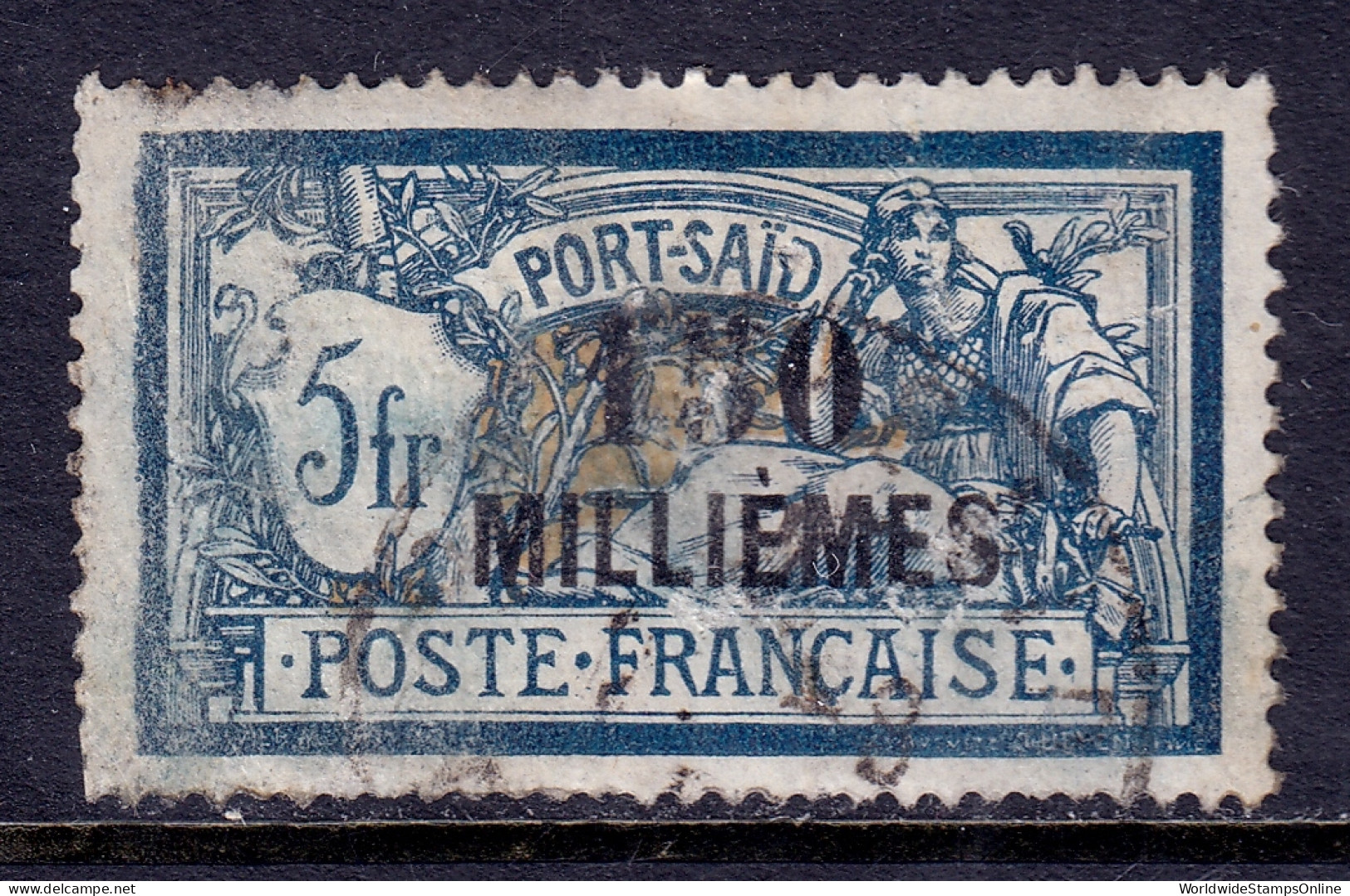 France (Offices In Port Said) - Scott #69 - Used - See Desc. - SCV $20 - Used Stamps