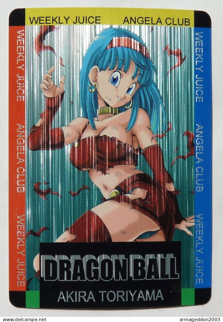 CARTE Fancard Custom PRIMS SEXY GIRL MANGA DRAGON BALL MINT HOLO BULMA NEUVE - Dragonball Z