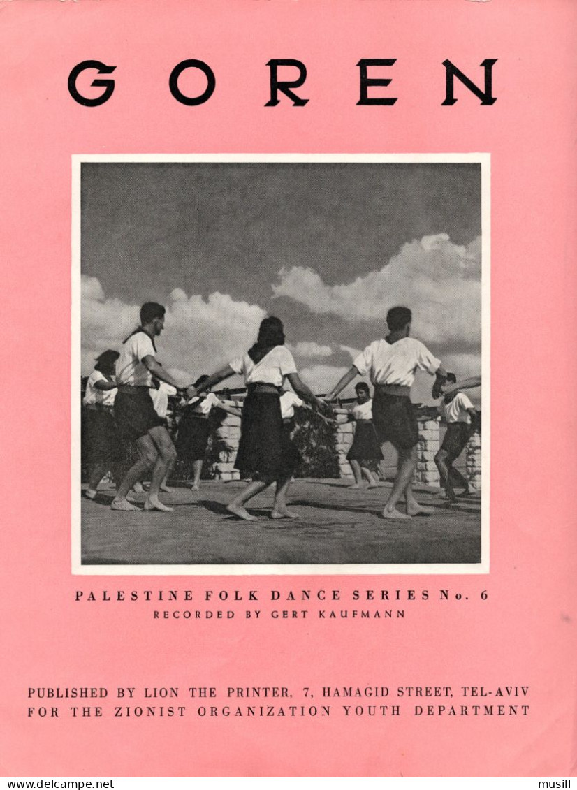 Palestine. Goren. Musique De Emmanuel Amiran-Pougatchov. Paroles De Sarah Levy. Recorded By Gert Kaufman (Gurit Kadman) - Ontwikkeling