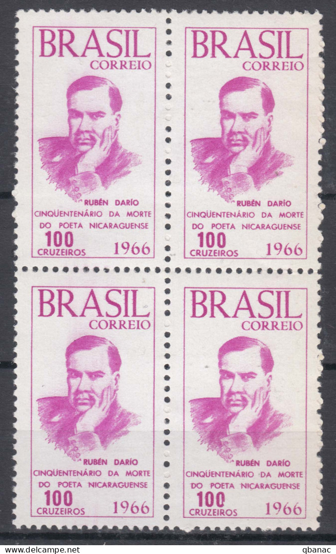 Brazil Brasil 1966 Mi#1116 Mint Never Hinged Pc. Of 4 - Ungebraucht