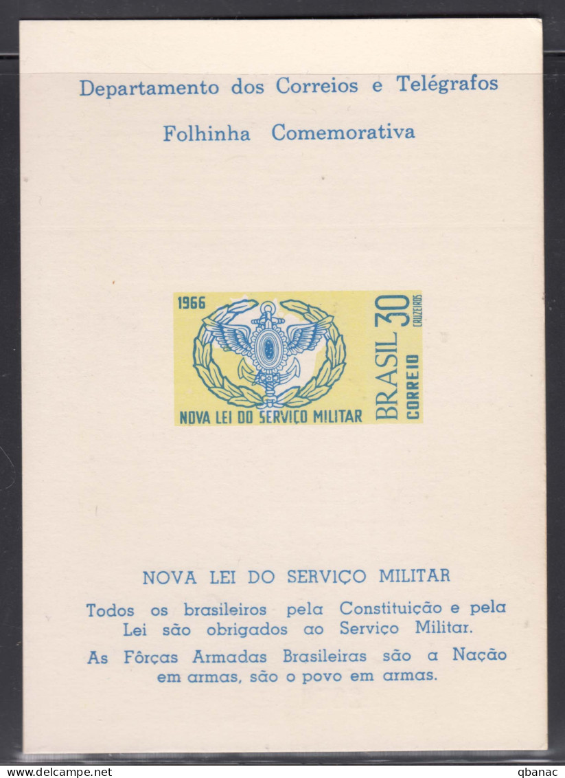 Brazil Brasil 1966 Mi#1114 Special Card - Lettres & Documents