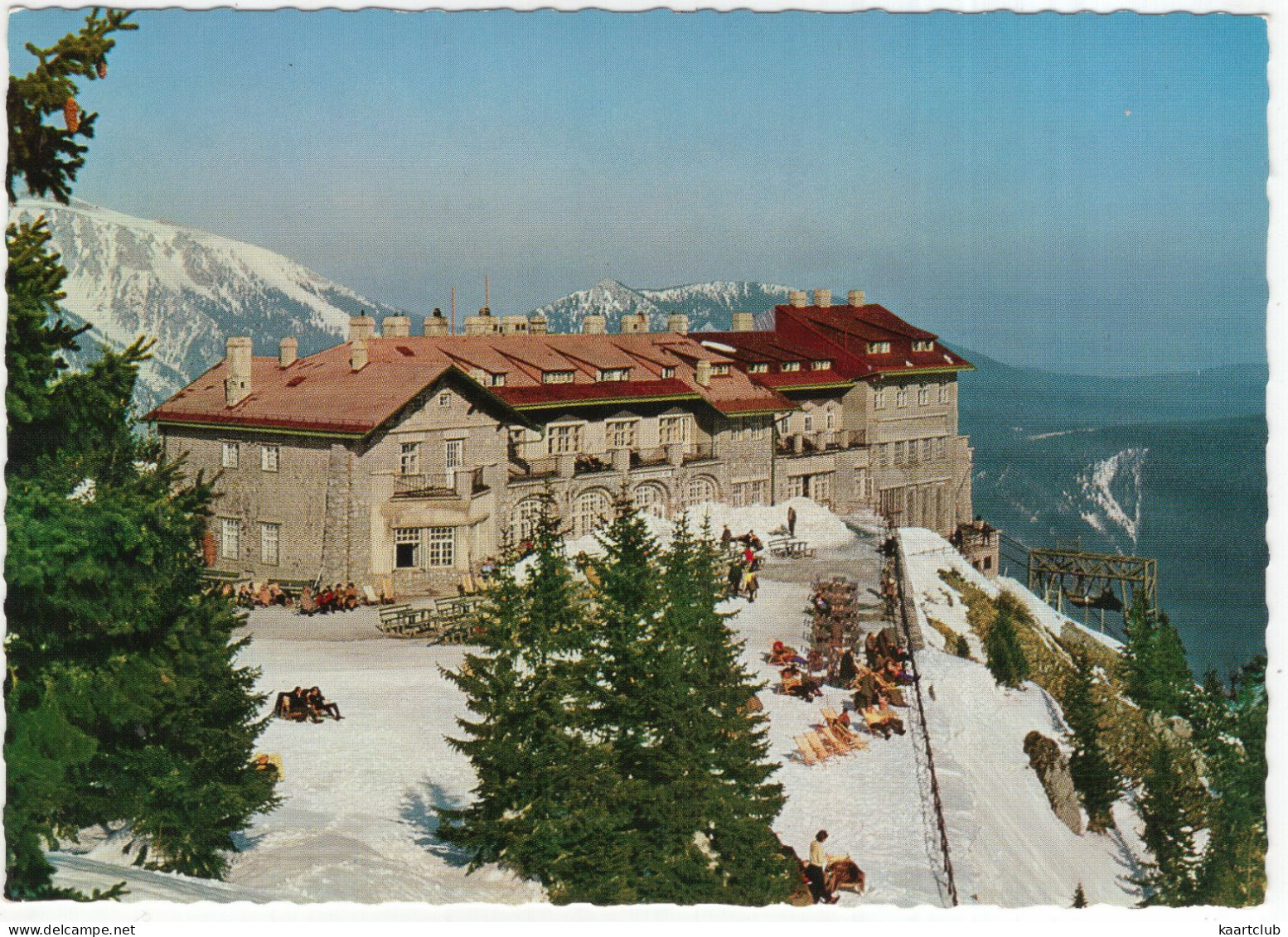 Raxbahn-Berghotel - (NÖ., Österreich/Austria) - Schnee - Raxgebiet