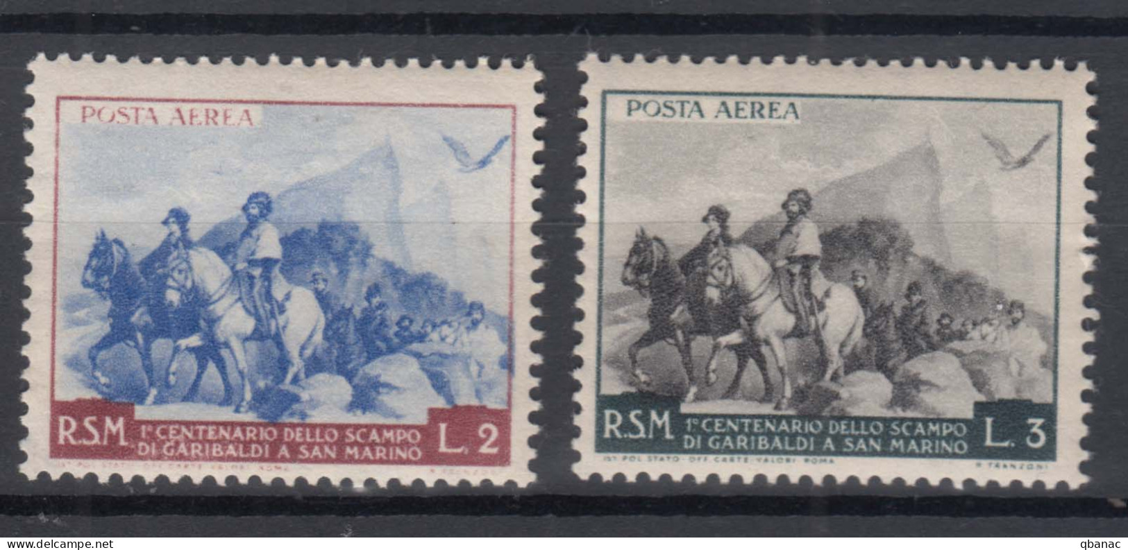 San Marino 1949 Mi#425-426 Mint Never Hinged - Neufs