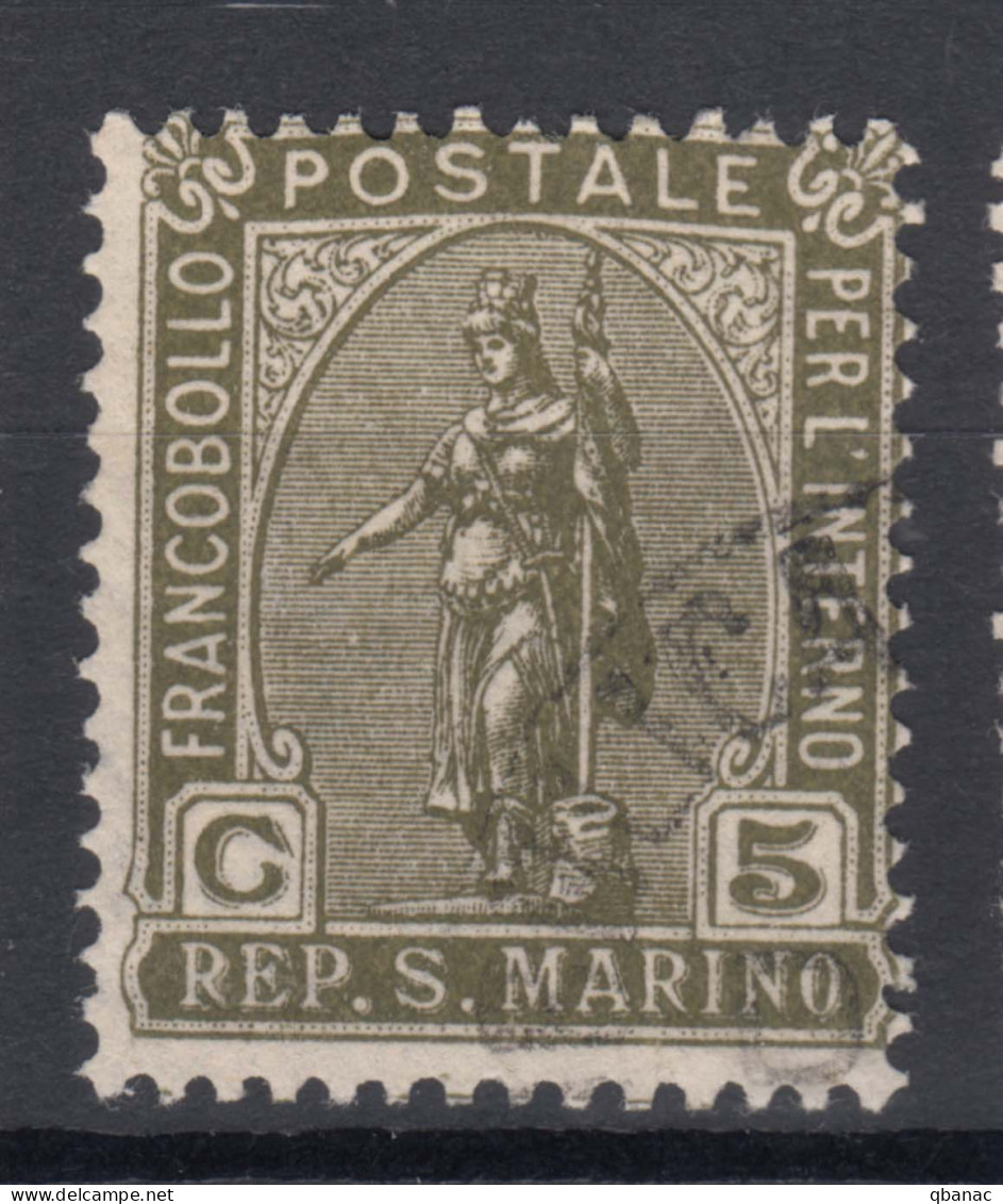 San Marino 1922 Mi#82 Used - Gebruikt