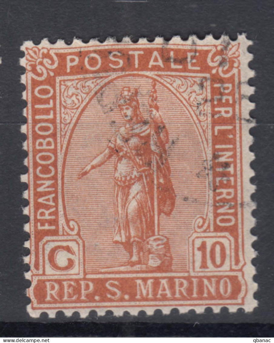 San Marino 1899 Mi#33 Used - Oblitérés