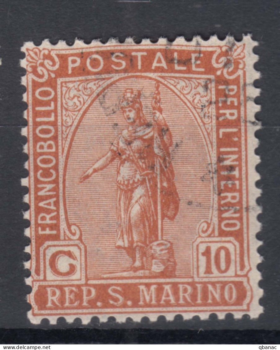 San Marino 1899 Mi#33 Used - Gebruikt