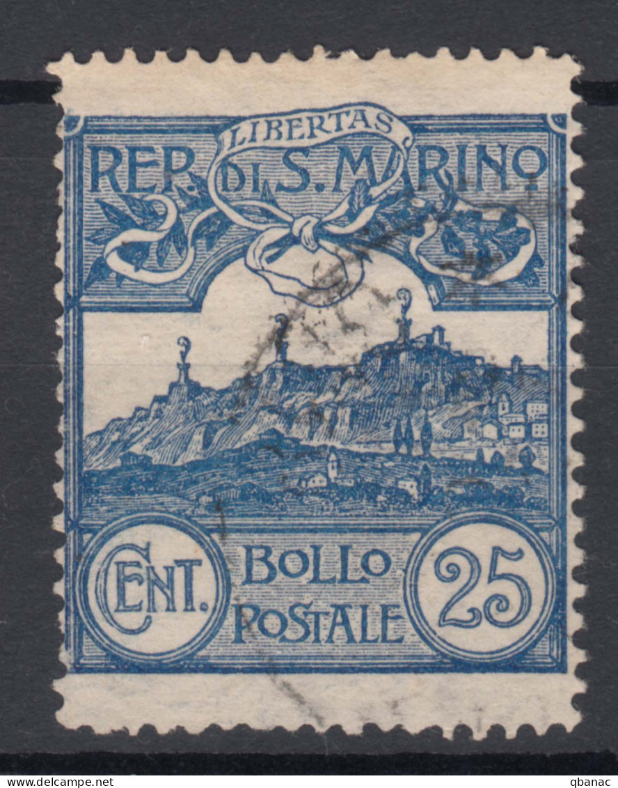 San Marino 1903 Monte Titano Mi#38 Used - Gebruikt