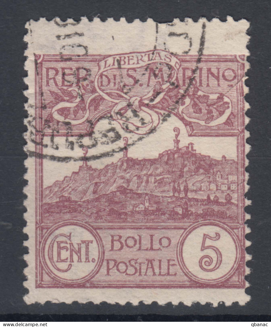 San Marino 1925 Monte Titano Mi#109 Used - Used Stamps
