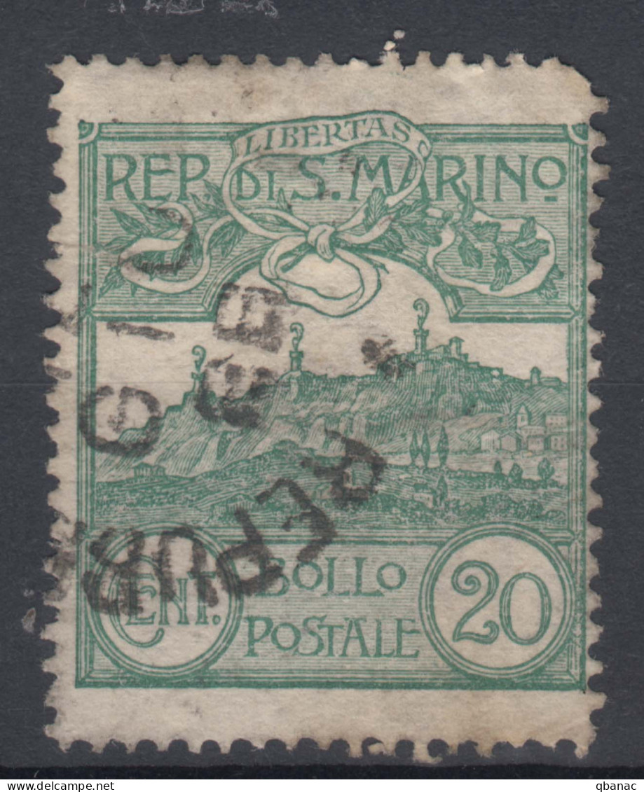 San Marino 1925 Monte Titano Mi#112 Used - Gebraucht