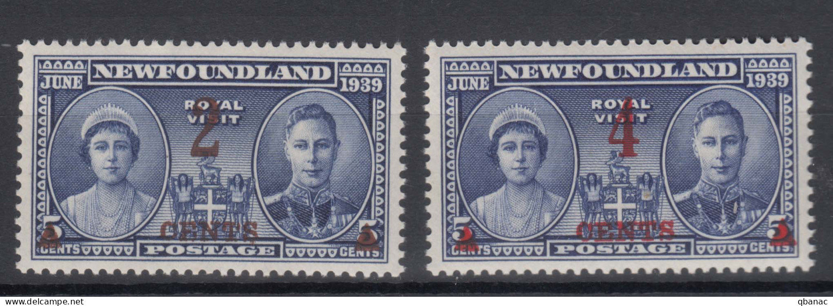 Canada Newfoundland 1939 Mi#237-238 Mint Never Hinged - 1908-1947