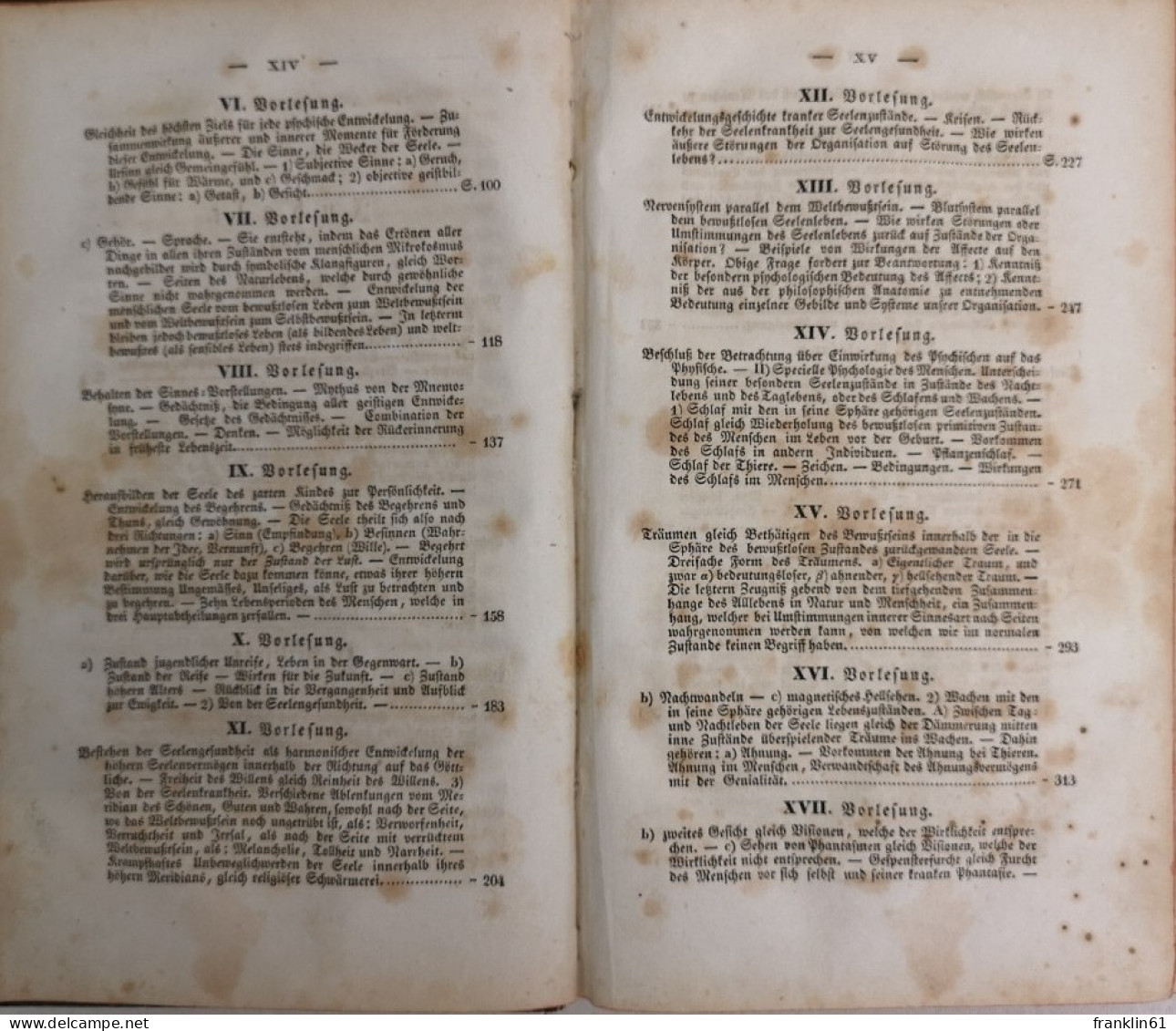 Vorlesungen über Psychologie. Gehalten Im Winter 1829/30 Zu Dresden. - Psychology