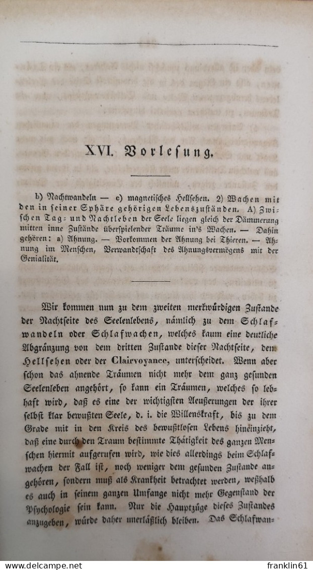 Vorlesungen über Psychologie. Gehalten im Winter 1829/30 zu Dresden.