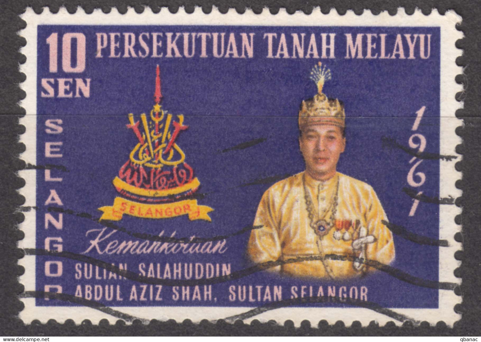 Malaya Selangor 1961 Mi#97 Used - Selangor