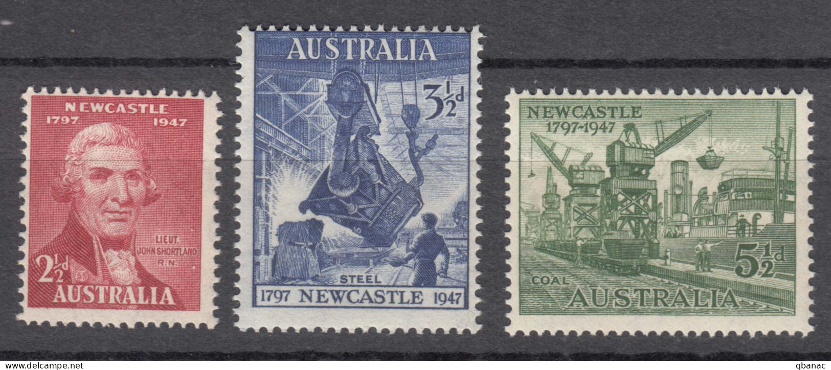 Australia 1947 Mi#179-181 Mint Never Hinged - Nuevos