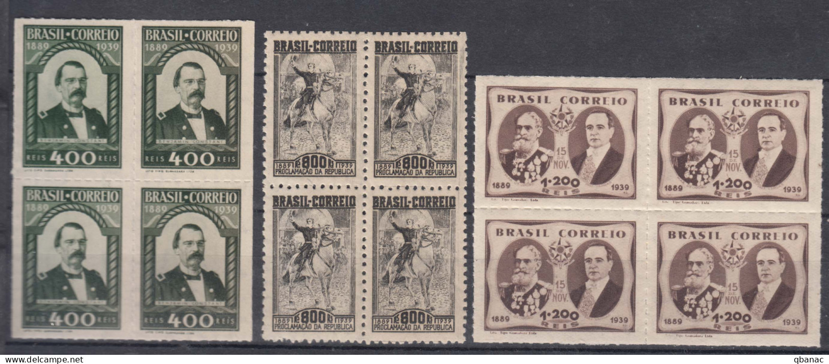 Brazil Brasil 1939 Mi#513-515 Mint Never Hinged Pcs. Of 4 - Nuevos