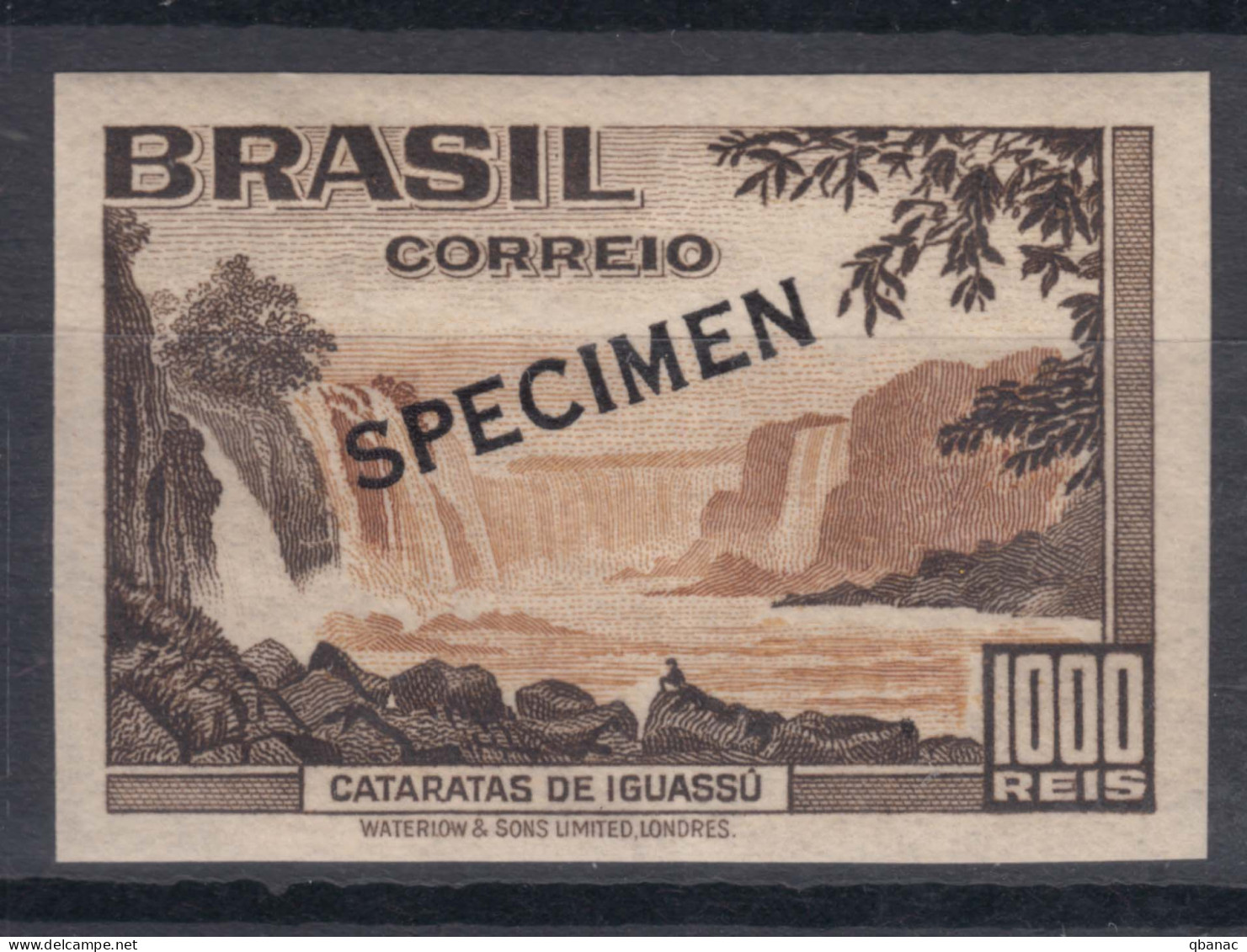 Brazil Brasil 1937 Mi#475 Mint Never Hinged Imperforated SPECIMEN - Ongebruikt