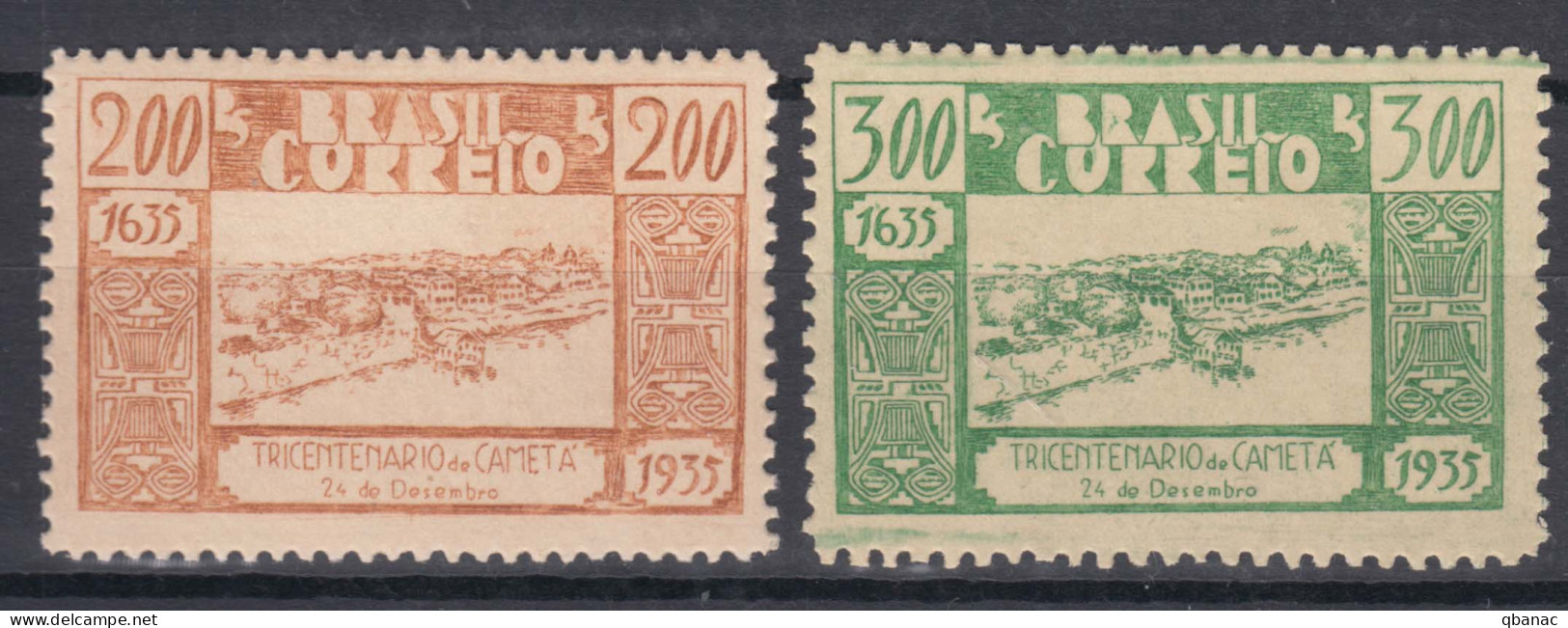 Brazil Brasil 1936 Mi#443-444 Mint Hinged - Ungebraucht