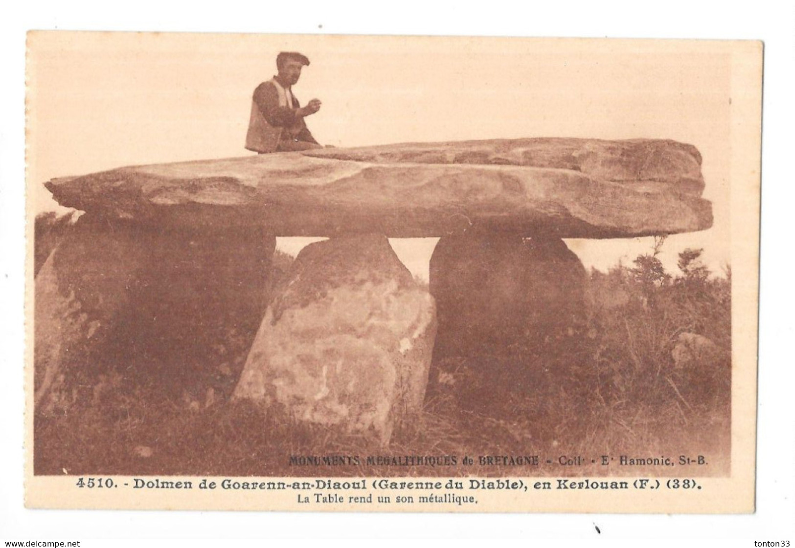 KERLOUAN - 29 - Dolmen De Goarenn An Diaoul - La Table Rend Un Son Métallique - QUIN 3 - - Kerlouan