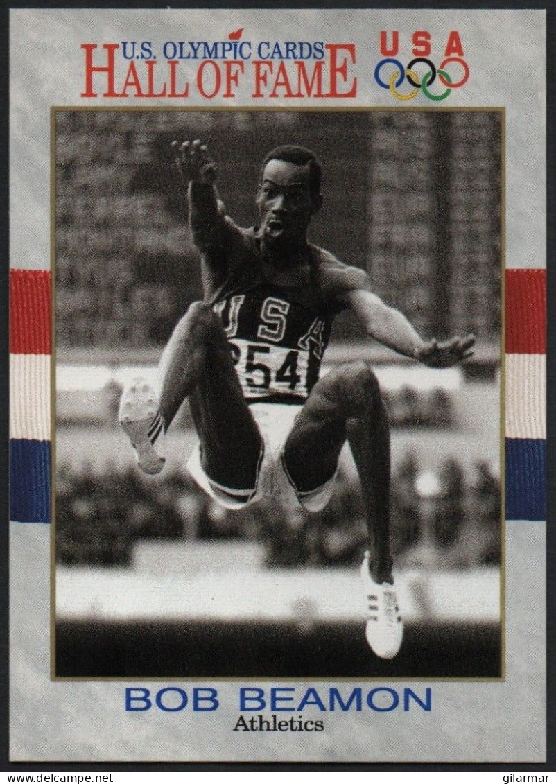 UNITED STATES - U.S. OLYMPIC CARDS HALL OF FAME - ATHLETICS - BOB BEAMON - LONG JUMP - # 11 - Trading Cards