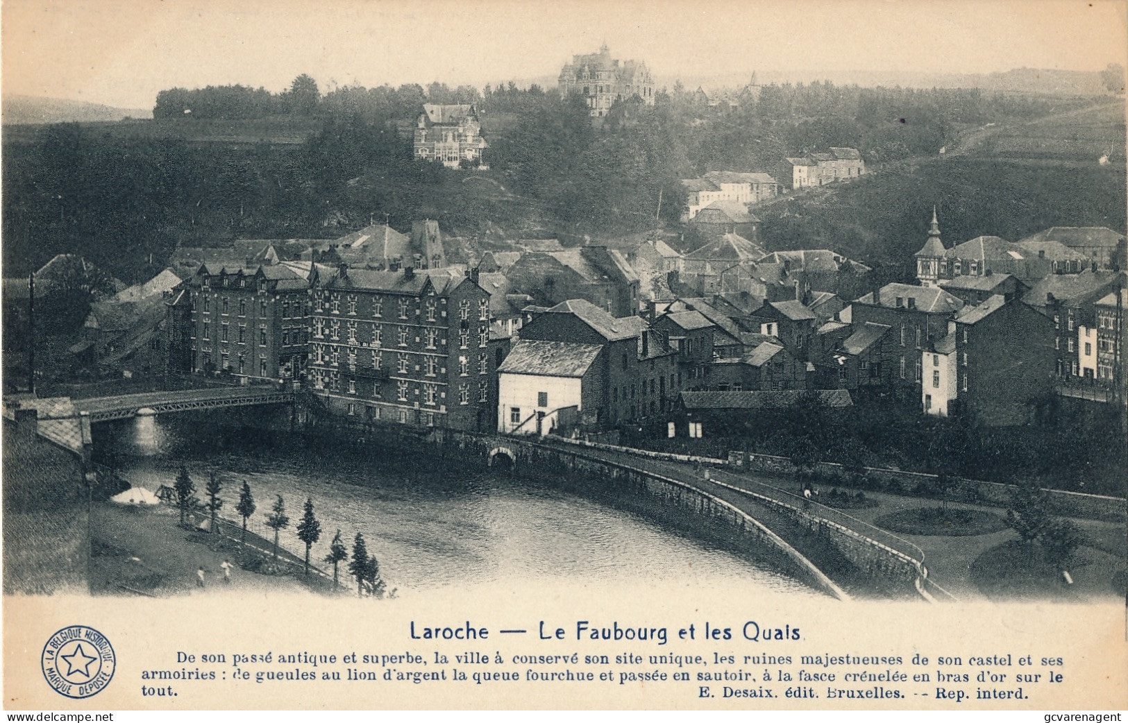 LAROCHE   PANORAMA   2 SCANS - La-Roche-en-Ardenne