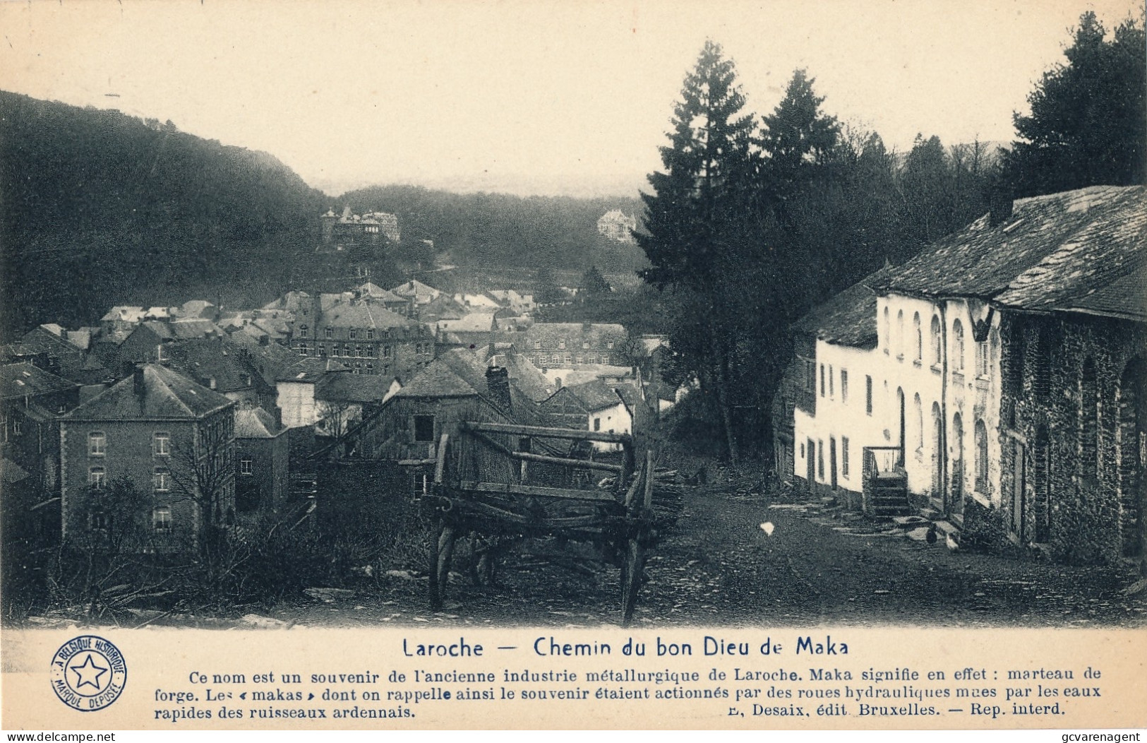 LAROCHE     CHEMIN DU BON DIEU DE MAKA   2 SCANS - La-Roche-en-Ardenne