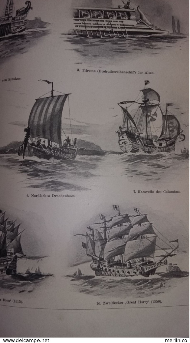 Ships, Illustration, Schiffstypen - Grande Formato