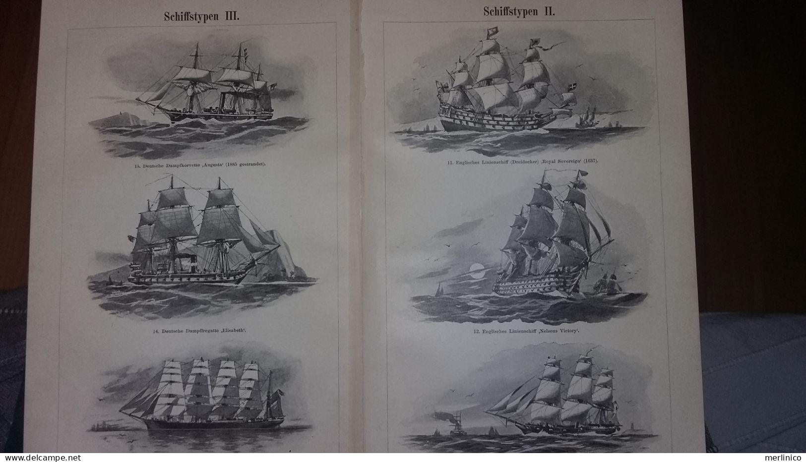 Ships, Illustration, Schiffstypen - Grossdrucke