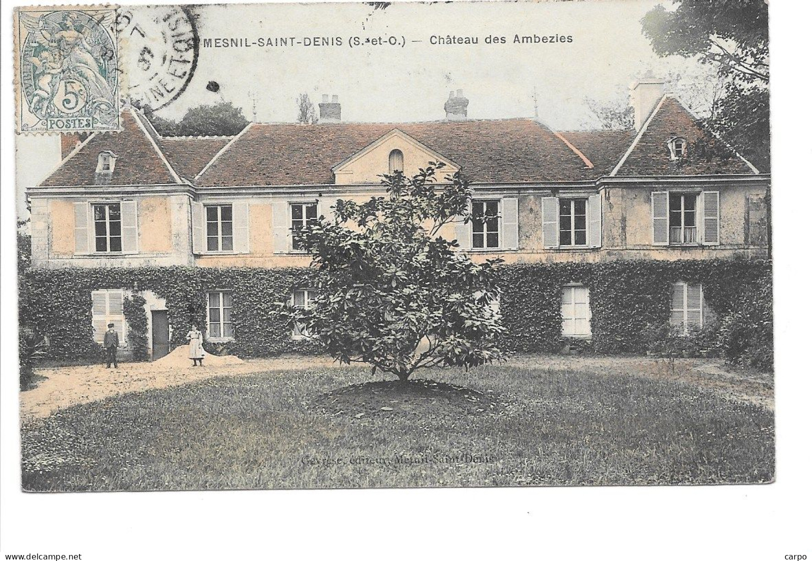 LE MESNIL-SAINT-DENIS. - Chateau Des Ambezies. - Le Mesnil Saint Denis