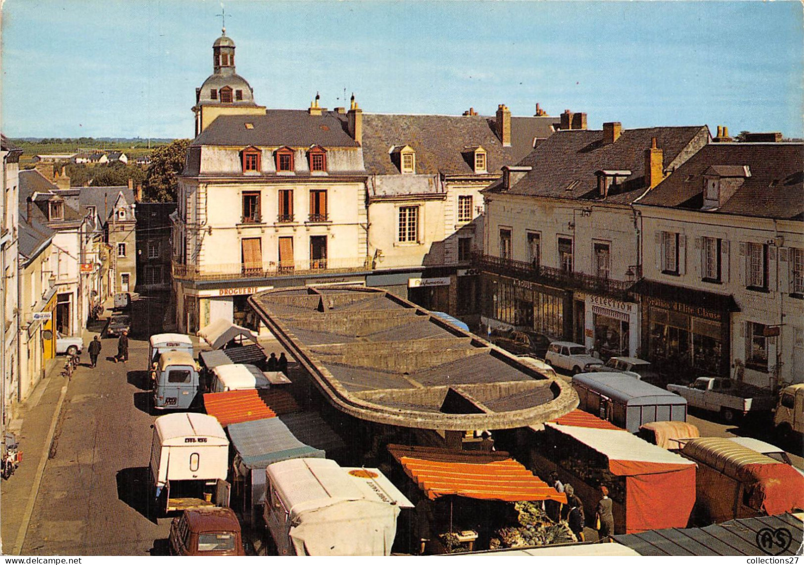 72-CHATEAU-DU-LOIR- LA PLACE DU MARCHE - Chateau Du Loir