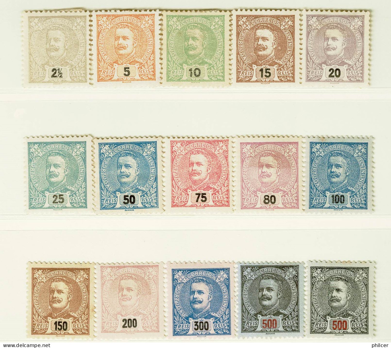 Portugal, 1895/6, # 126/139, MH And MNG - Neufs