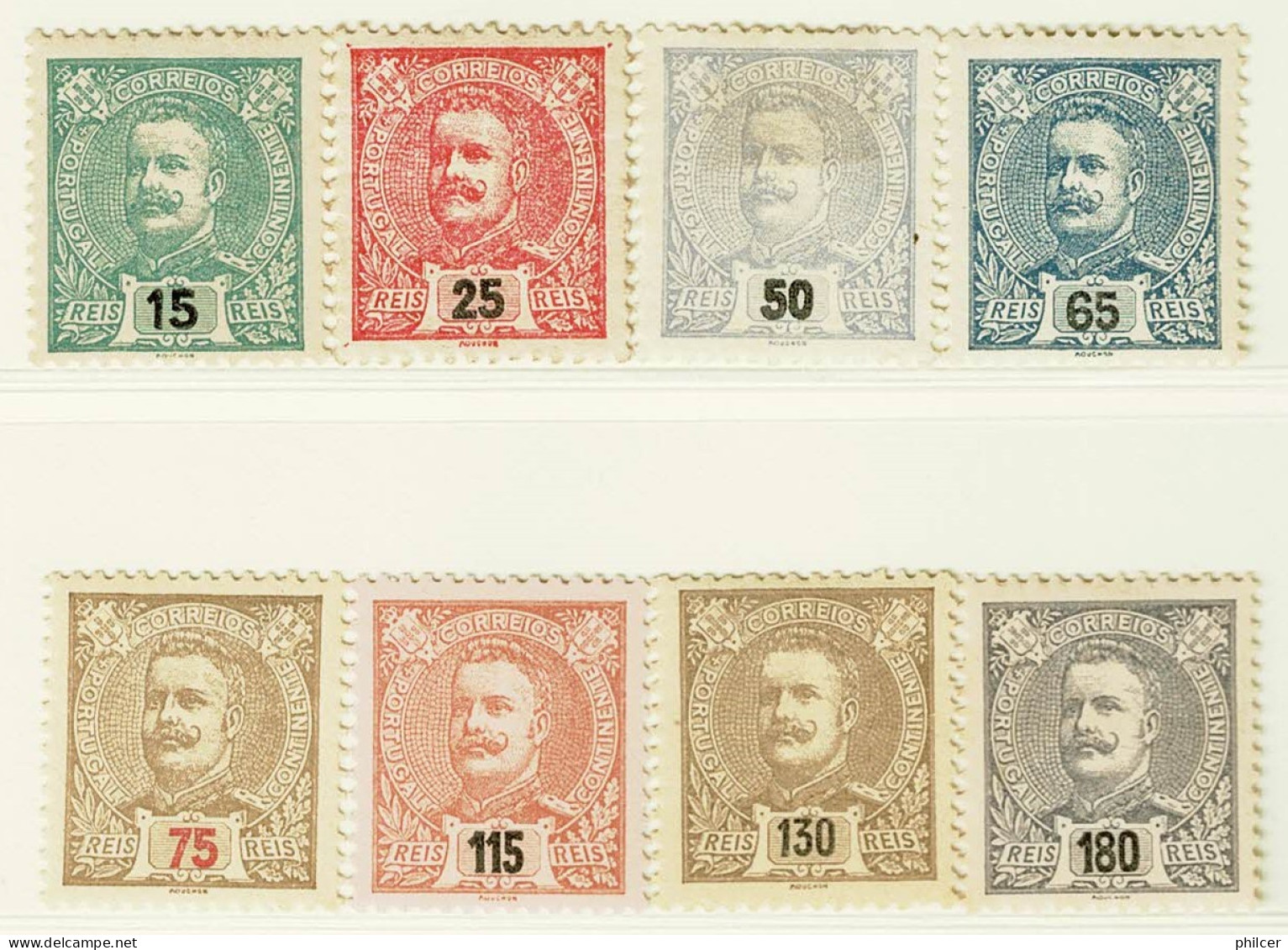 Portugal, 1890/905, # 140/147, MH And MNG - Neufs