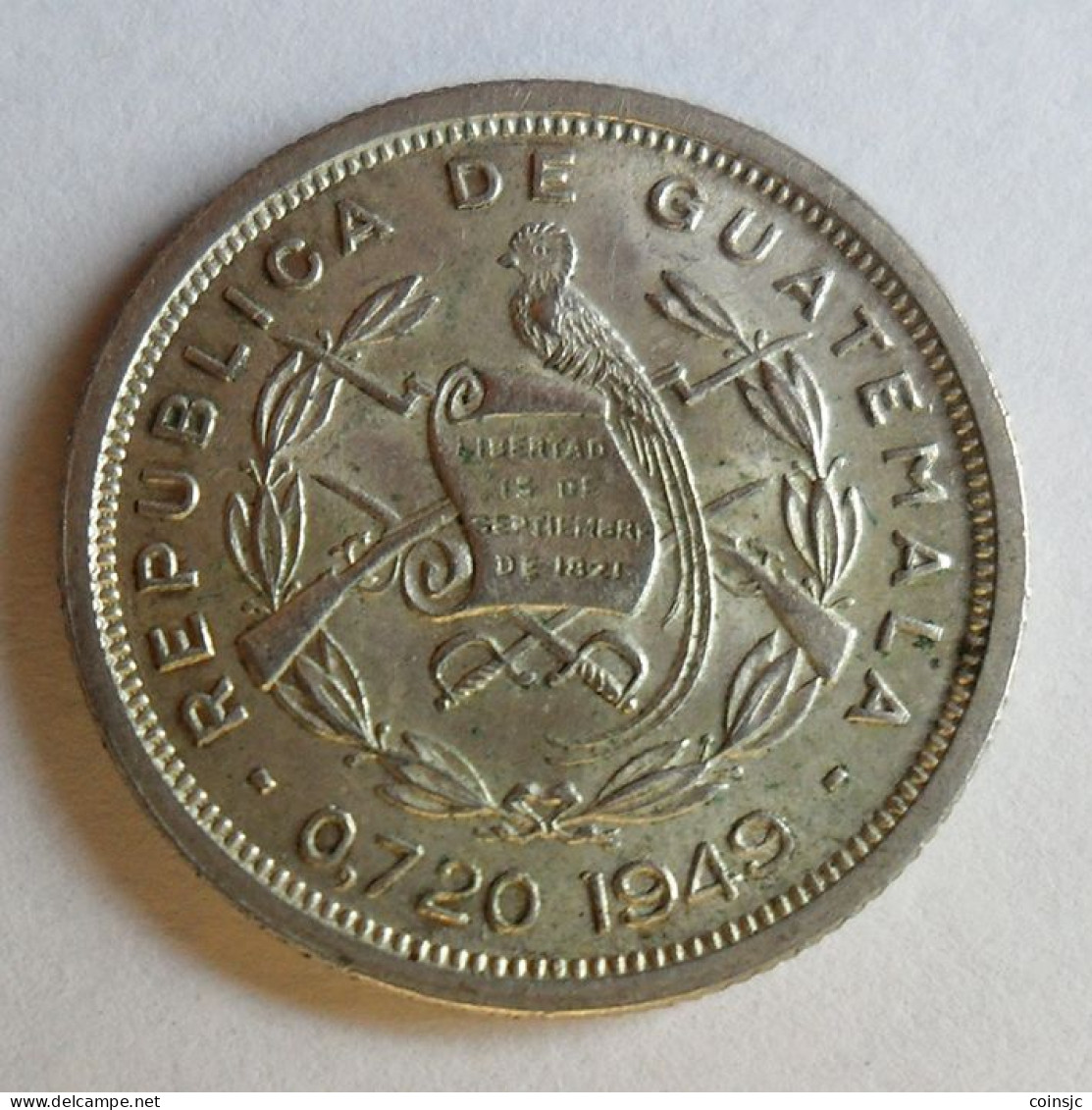 GUATEMALA - 10 CENTAVOS - 1949 - Guatemala