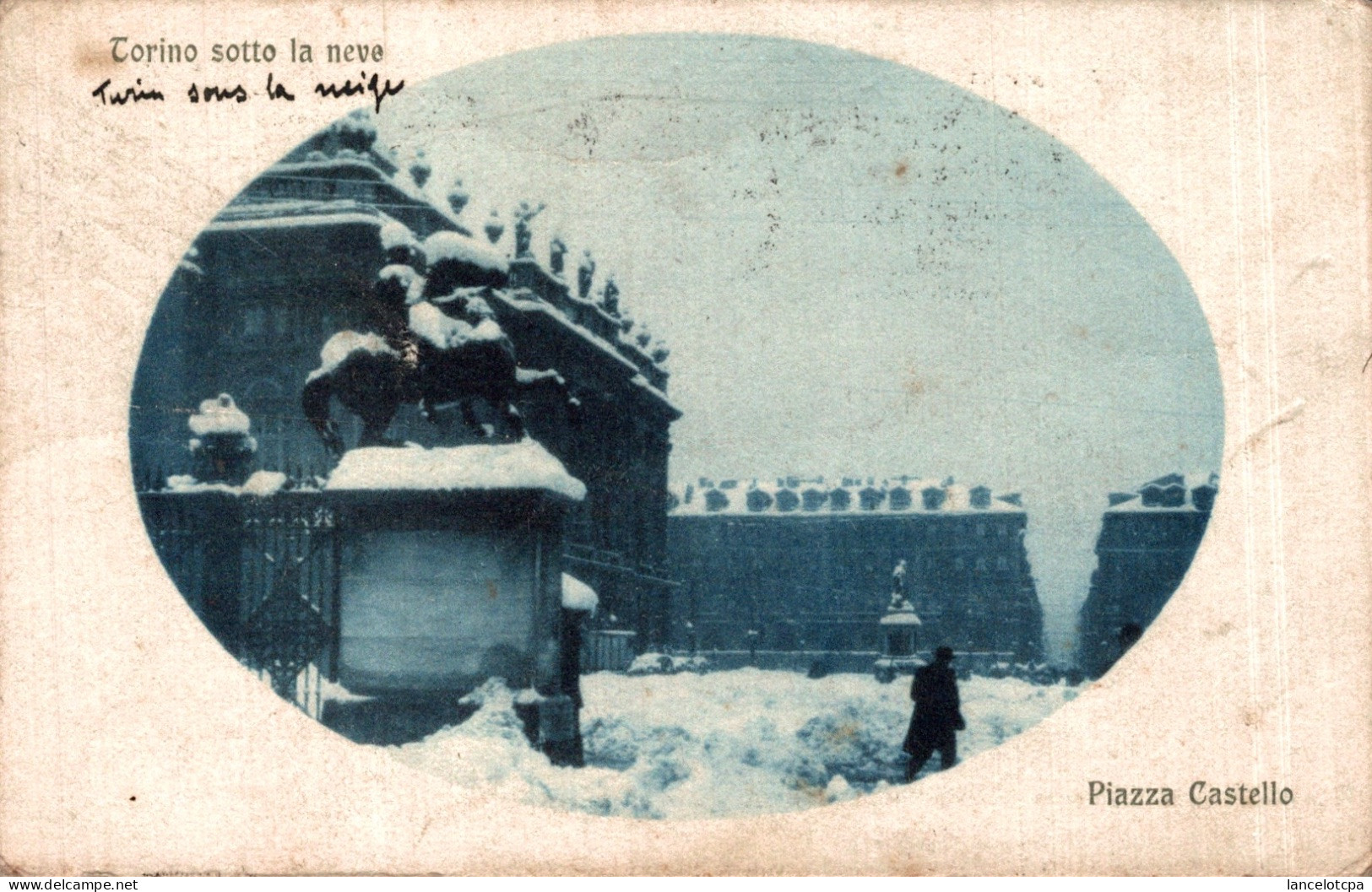 TORINO SOTTO LA NEVE - PIAZZA CASTELLO - Castello Del Valentino