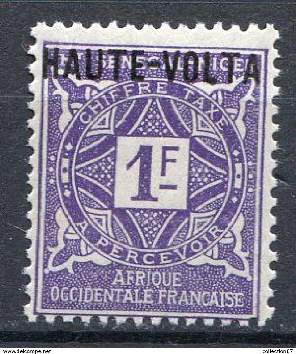 02-TOM2 < HAUTE VOLTA < TAXE N° 8 ** Neuf Luxe ** MNH - Segnatasse