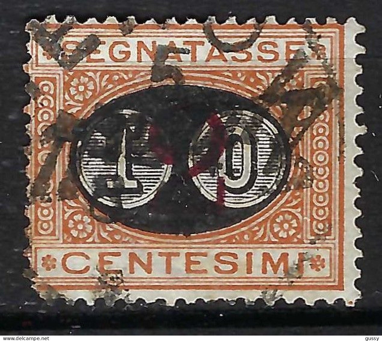 ITALIE Taxe Ca.1890-91: Le Y&T 22 Obl. CAD "GENOVA" - Strafport