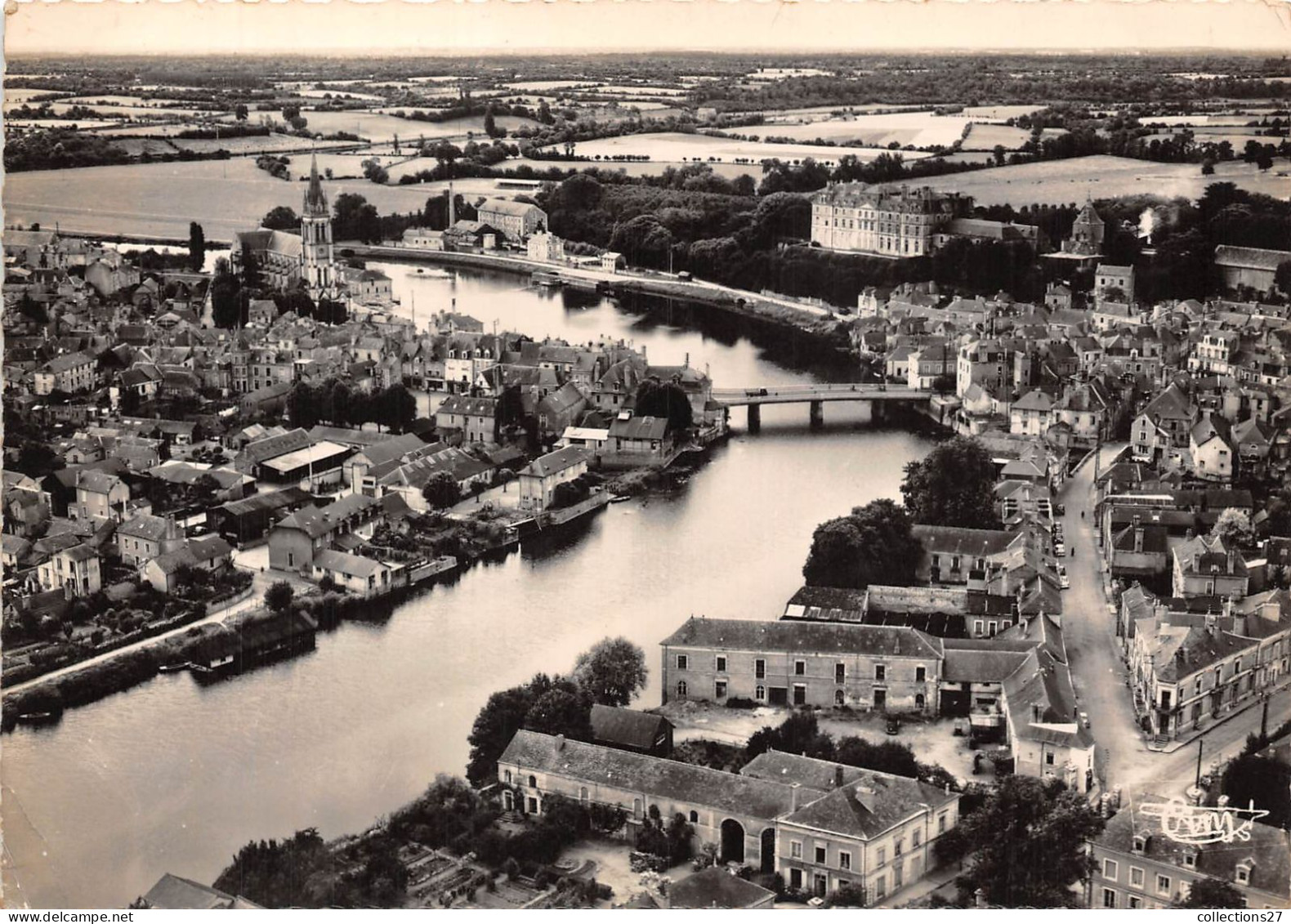 72-SABLE-SUR-SARTHE- VUE AERIENNE - Sable Sur Sarthe