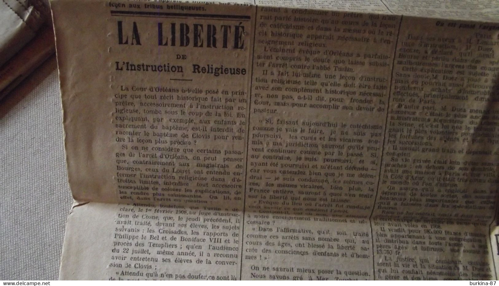 LA GAZETTE Du CENTRE, Journal, 11 Mars 1910, LIMOGES Quotidien  Défense Sociale Et Liberté Publique - Le Petit Parisien