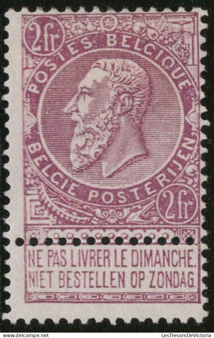 TIMBRE Belgique - COB 67 ** - 2F - 1893 / 1900 - Cote 690 - - 1893-1900 Thin Beard