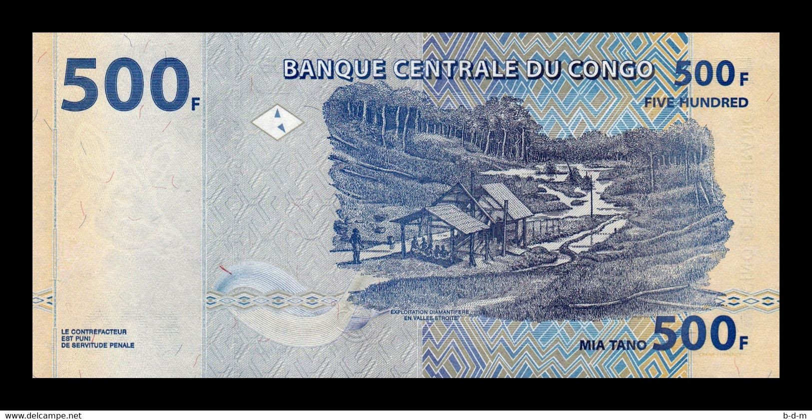Congo República Democrática 500 Francs 2020 Pick 96D New Sc Unc - Democratic Republic Of The Congo & Zaire