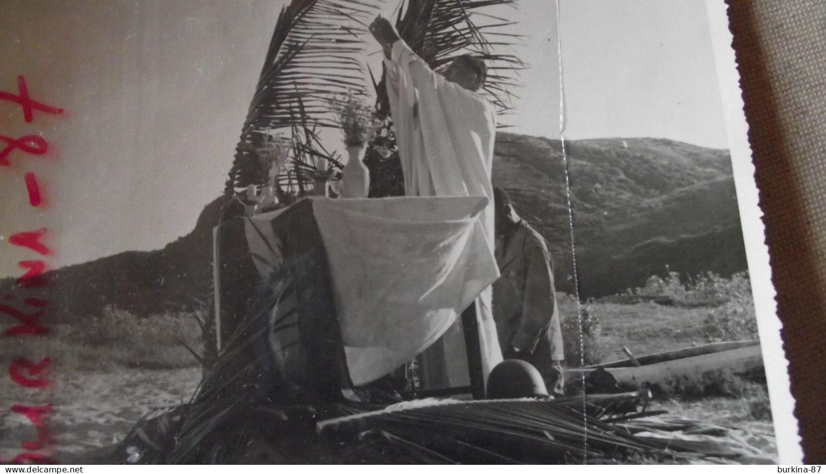 Photo MILITAIRE, MY-DU,  Indochine ? Algérie? , Abbé CONAN, 1954 - Documents