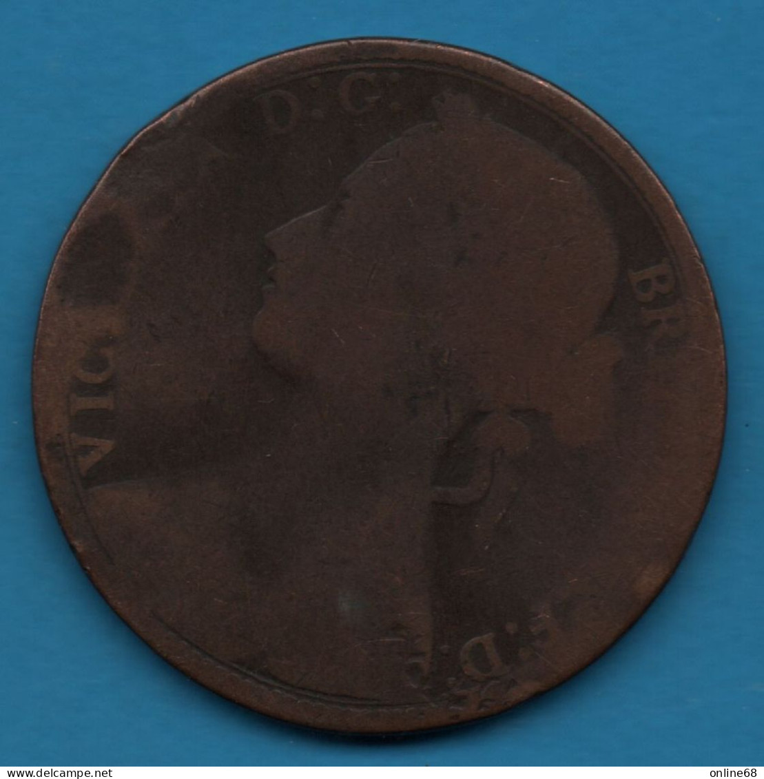 UK 1 PENNY 1875 KM# 755 VICTORIA - D. 1 Penny