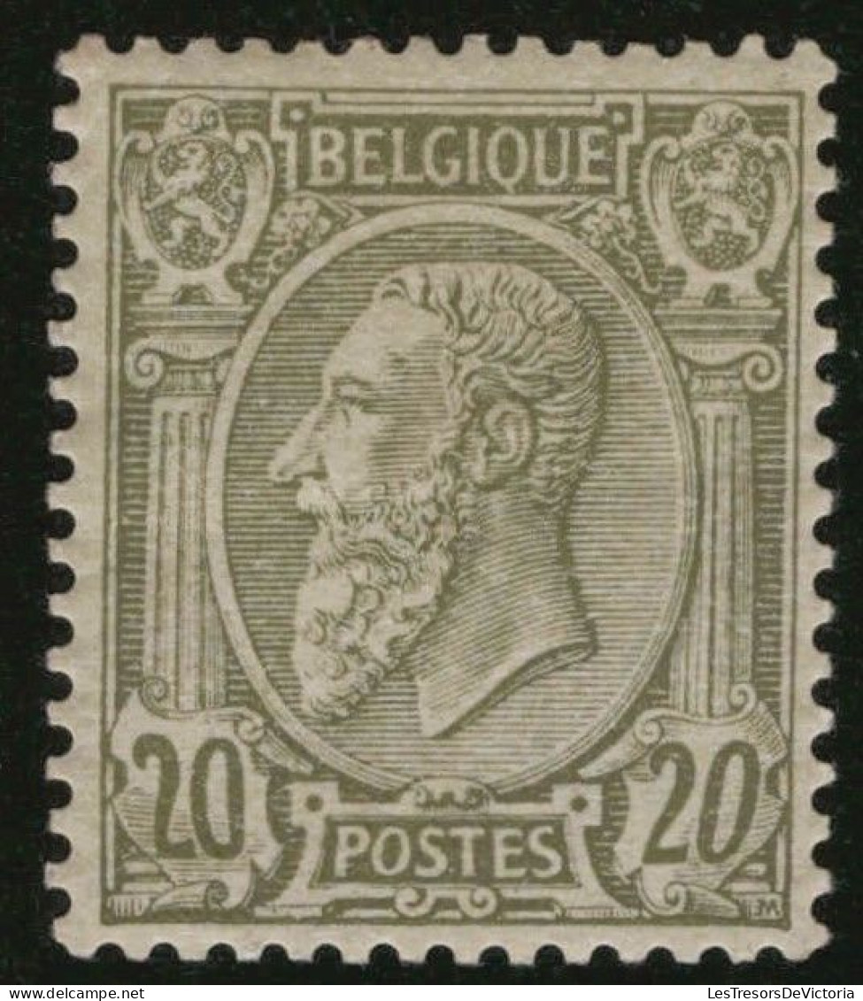 TIMBRE Belgique - COB 47 * - 20 C - 1884 / 91 - Cote 270 - 1884-1891 Leopoldo II